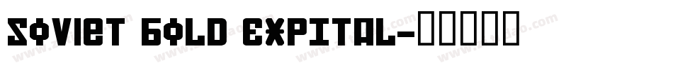 Soviet Bold ExpItal字体转换
